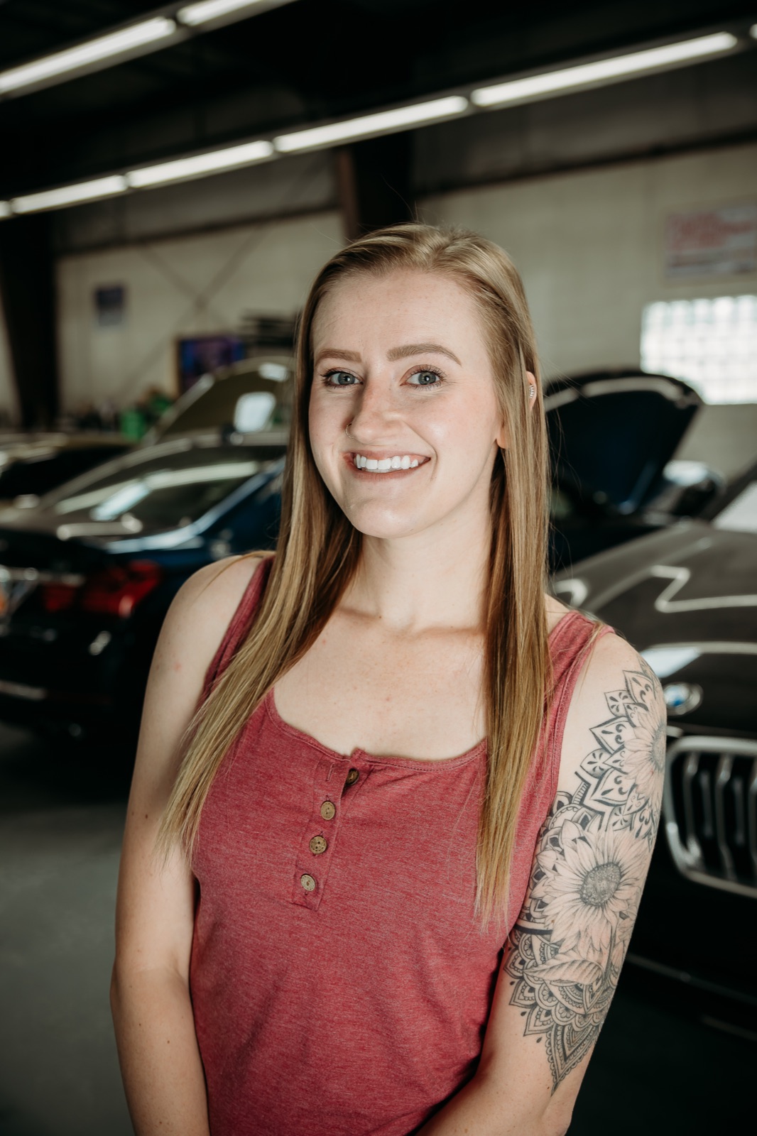 Carly, front office manager at Crazy Color Auto Body and Paint